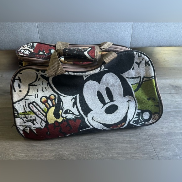 Mickey Mouse duffel weekend rolling bag for a short trip. - Picture 2 of 13